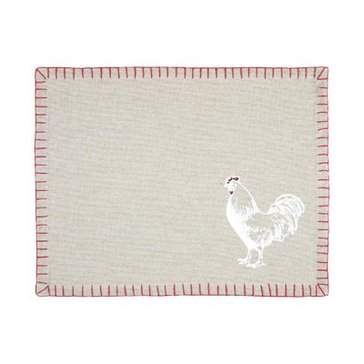 Set de table coq en coton LOVELY CASA