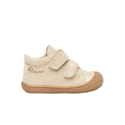 Chaussons premiers pas en suède pailleté COCOON VL NATURINO