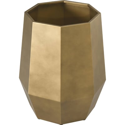 Cache-pot facetté en fer RECOLLECTION