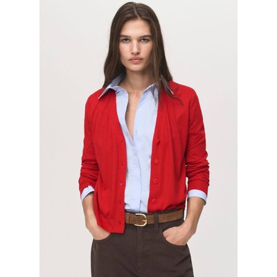 Cardigan maille col V MANGO