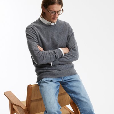 Trui met ronde hals in kasjmier, made in Europe LA REDOUTE COLLECTIONS