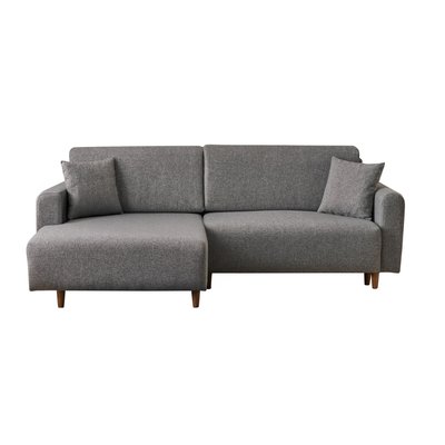 Canapé d'angle convertible méridienne à gauche en tissu L246 cm - MANE CALICOSY