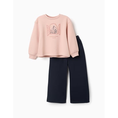 Ensemble de jogging en coton peigné avec imprimé art ZIPPY
