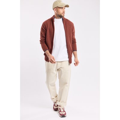 Gilet zippé - laine GUY DE BERAC