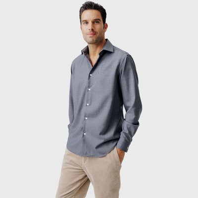 Chemise Regular fit en laine mérinos   moyen ACROSS