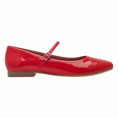 Gelakte schoenen met brede hak TAMARIS