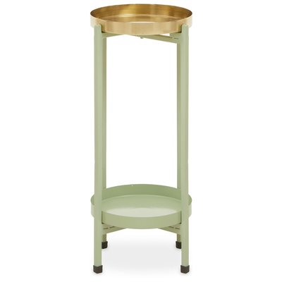 Pastel Metal Two-Tier Plant Stand SO'HOME
