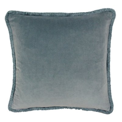Freya Cotton Looped Fringe Filled Cushion 45x45cm PAOLETTI