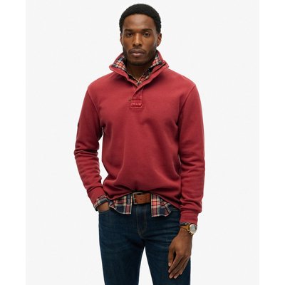 Pull camionneur classique en piqué de coton SUPERDRY