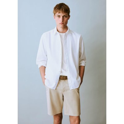 Chemise oxford en lin MANGO TEEN