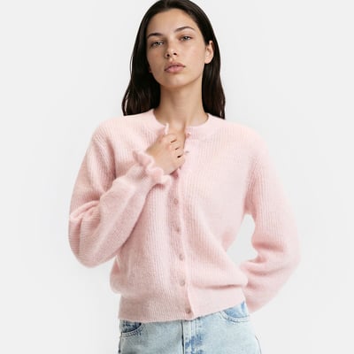 Cardigan con bottoni, misto alpaca e lana LA REDOUTE COLLECTIONS