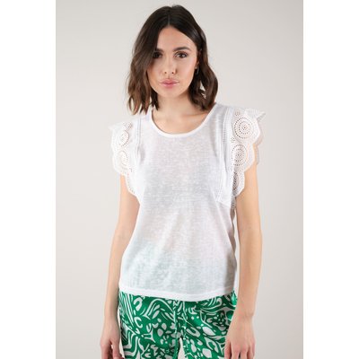 T-shirt en jersey effet lin AZIA DEELUXE