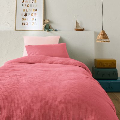 Housse de couette enfant unie gaze de coton, Kumla LA REDOUTE INTERIEURS