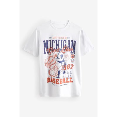 T-shirt de baseball américain décontracté NEXT