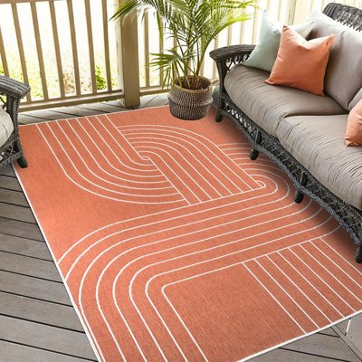 Tapis extérieur, kilim reversible EX1 COG UN AMOUR DE TAPIS