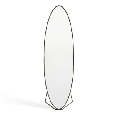Specchio da terra ovale metallo ferro H170cm, Koban AM.PM