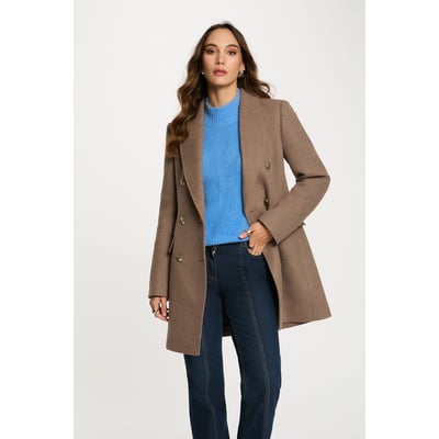 Manteau mi-long avec boutons MORGAN