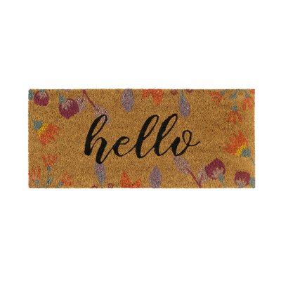 My Mat Printed Coir Hello Insert MY MAT