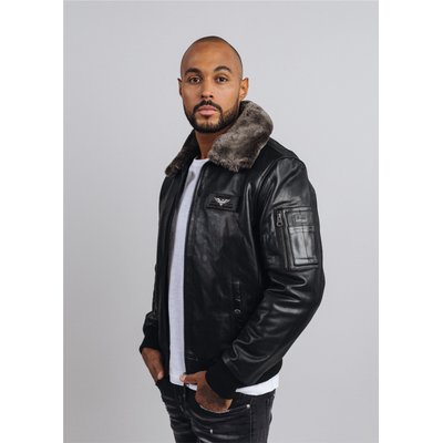 Blouson en cuir  TEXACO FENDER REDSKINS