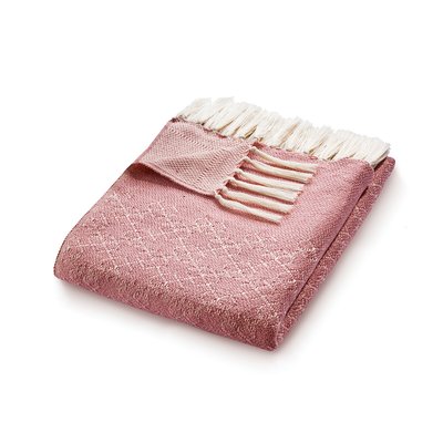 Outdoor/Indoor argyle Woven Throw - 100% recycled HUG RUG WOVEN