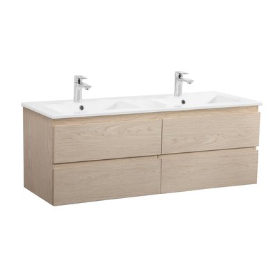 Meuble double vasque + plan vasque SORRENTO MOB IN