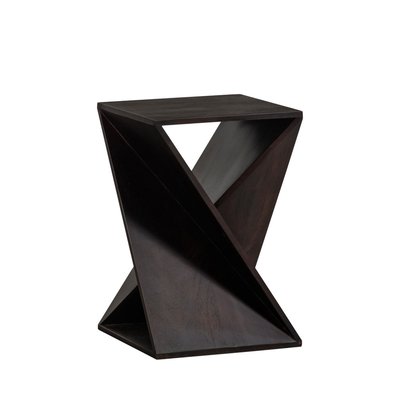 Table d'appoint carrée en bois 41x41cm- IKEM WOOOD