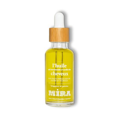 Huile pour les cheveux jojoba et moringa L'huile qui murmurait à l'oreille des cheveux MY MIRA