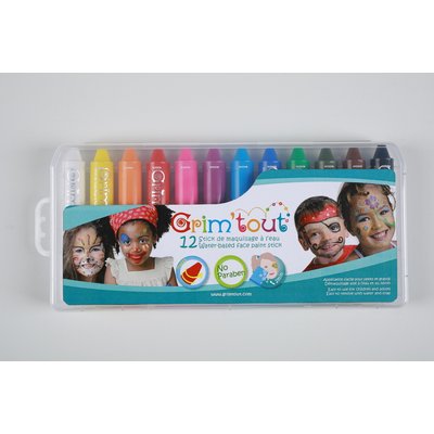 Coffret de 12 sticks de maquillage grim'tout OZ INTERNATIONAL