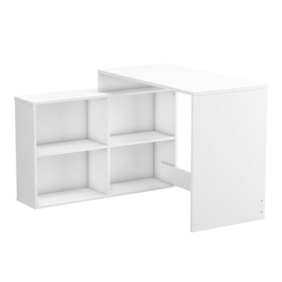 Bureau d'Angle Réversible 4 Cases L111,9 cm - Corner CALICOSY