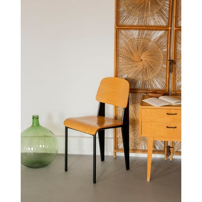Chaise au design audacieux Alma N°1922 - Bon état DEBONGOUT