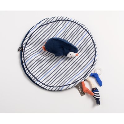 Doudou mouchoir pingouin velours SAUTHON