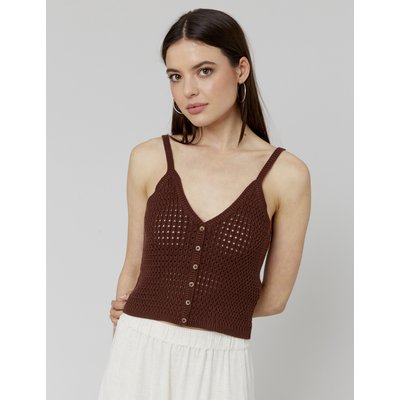 Débardeur boutonné en crochet BZB
