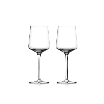 Lot de 2 verres à vin blanc en cristal ROCKS ZONE DENMARK