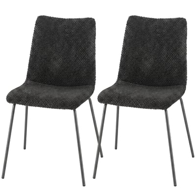 Chaise de salle à manger Velours (100 % HOMCOM