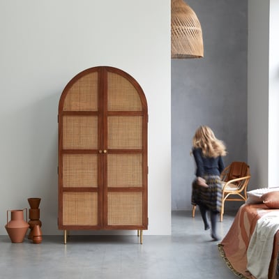 Armoire en Orme massif, LISBETH TIKAMOON