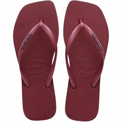 Chanclas Slim Square Logo Metallic HAVAIANAS