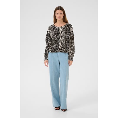 Gilet Femme Imprimé Animal Taille XXL/XXXL - Viscose, Sans Manches - Neuf Avec Étiquette