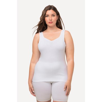 Maillot de corps en jersey de coton, col V ULLA POPKEN