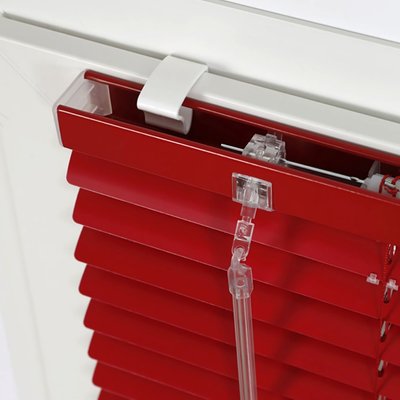 Lot de fixations sans percer à serrer pour store vénitien sur fenêtre PVC MADECOSTORE