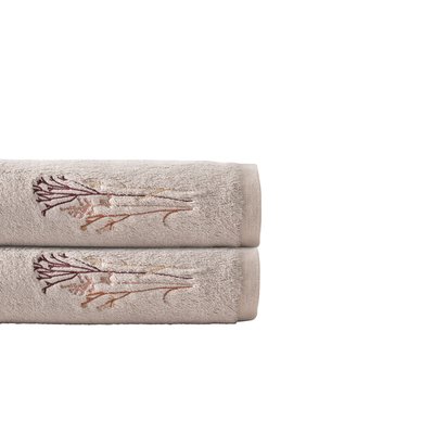 Drap de bain coton et viscose de bambou AURA CARRE BLANC
