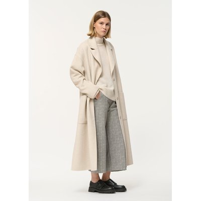 Manteau long ample et col tailleur HUMILITY