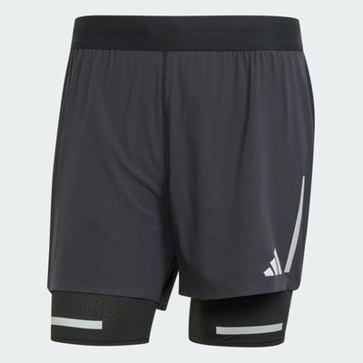 Short de running réfléchissant 2 en 1 Ultimate adidas Performance