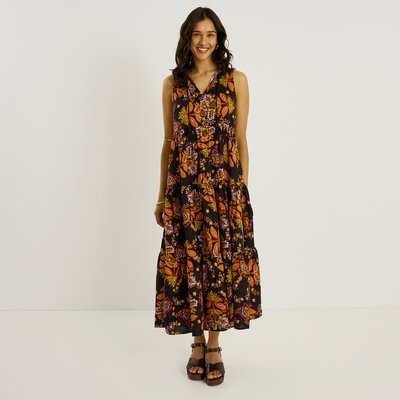 Robe longue imprimée bohème GRAIN DE MALICE