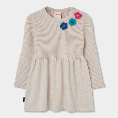 Robe avec fleurs au crochet BOBOLI