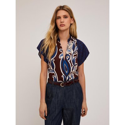 Blouse en viscose à imprimé foulard MOTIVI