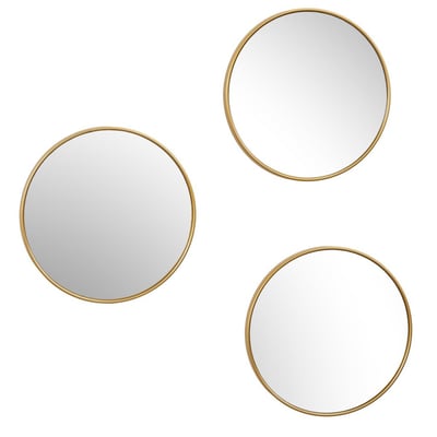 Lot De 3 Miroirs Toronto Diam 26 DECORATIE
