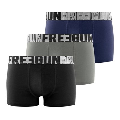Lot de 3 Boxer coton FREEGUN