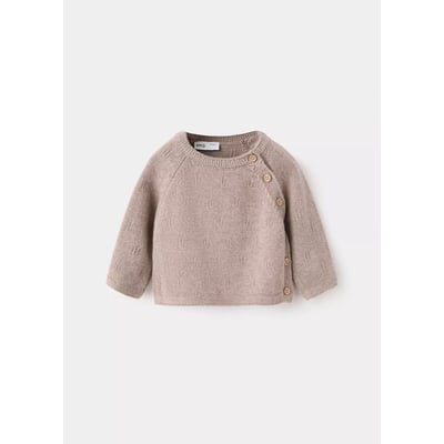 Pull en maille à boutons MANGO BABY
