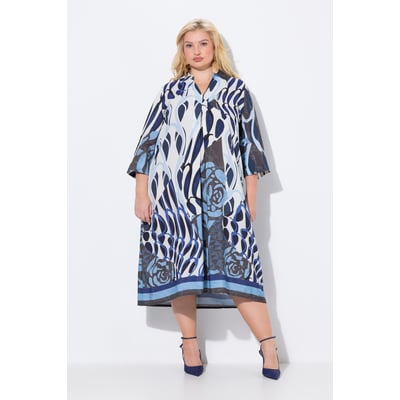 Robe midi en Lyocell, coupe évasée ULLA POPKEN