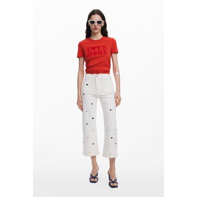 Desigual - Jean culotte trèfles DESIGUAL